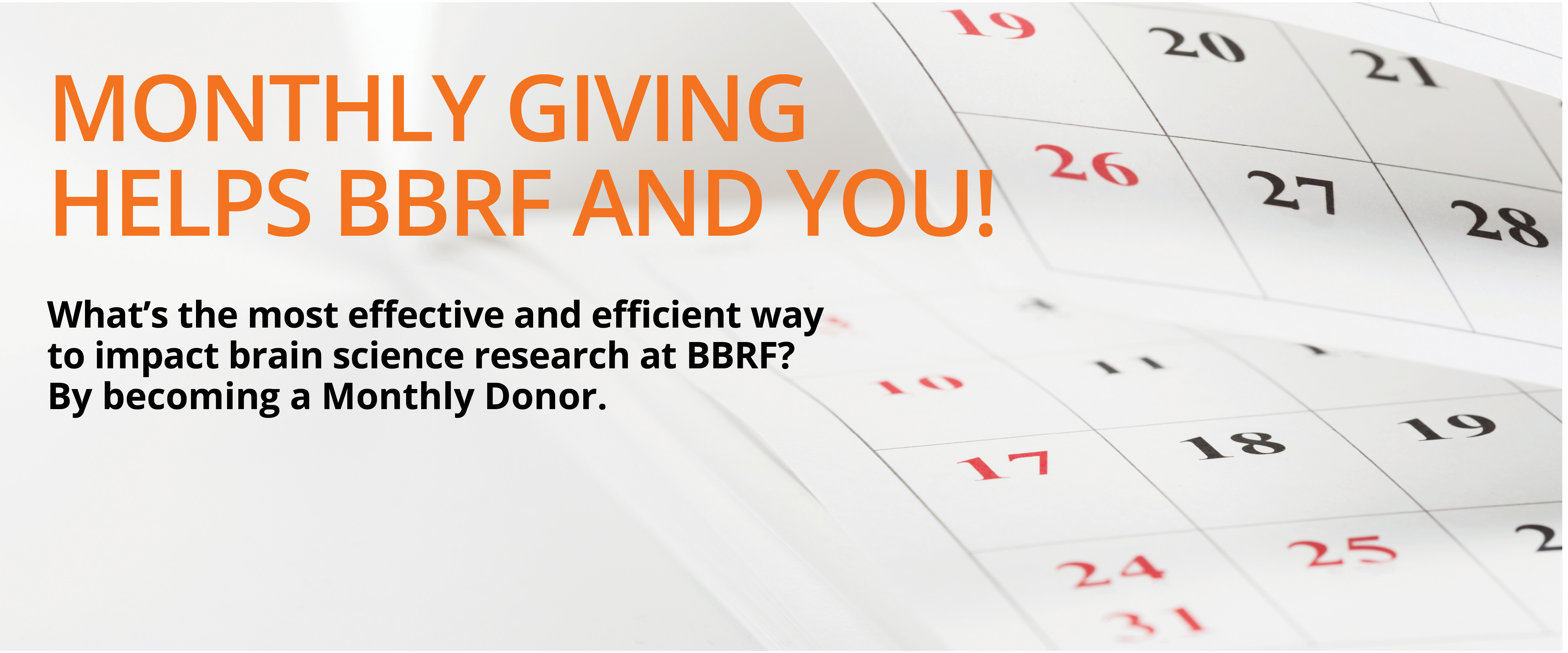 Monthly Giving