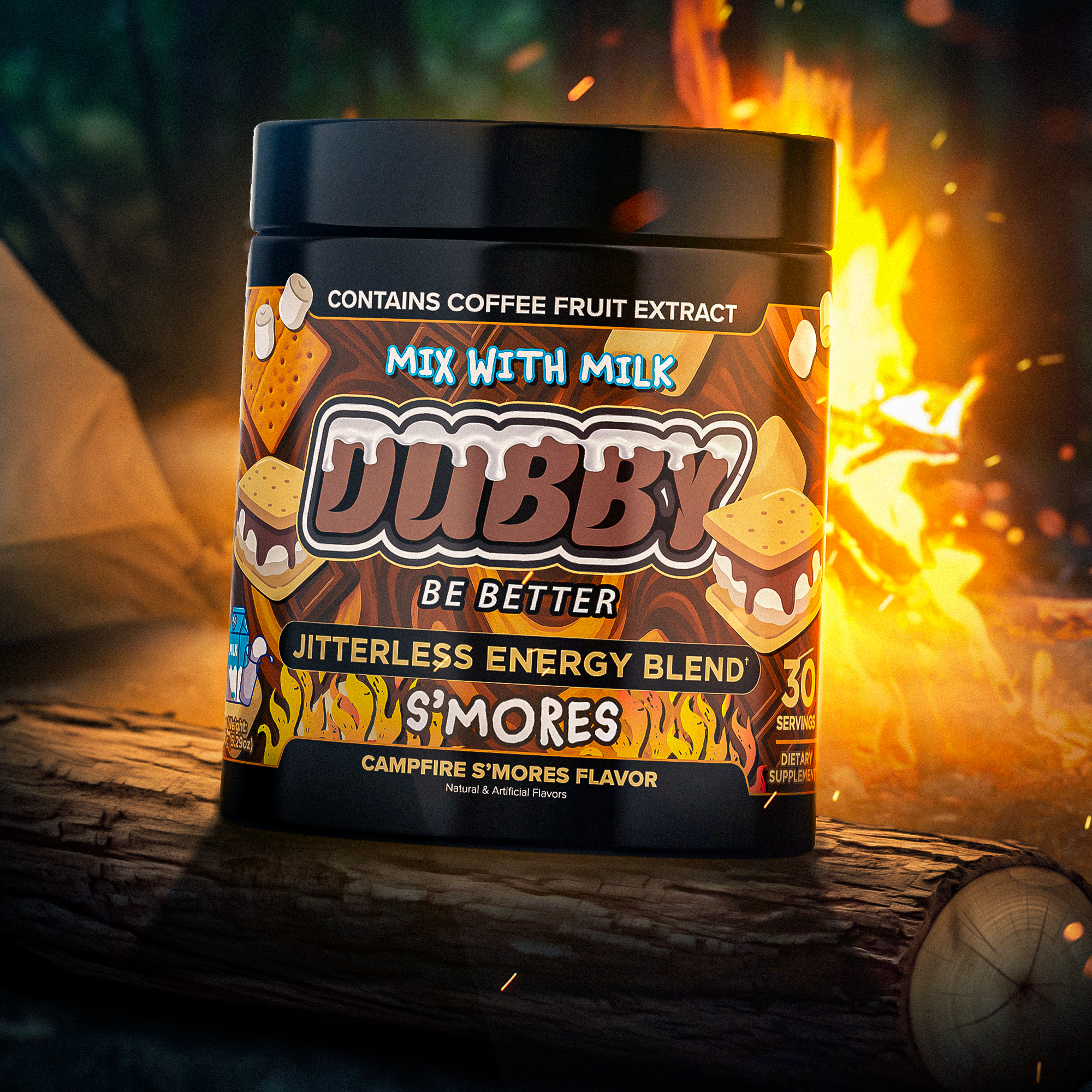 S'mores Flavor Energy Drink Tub